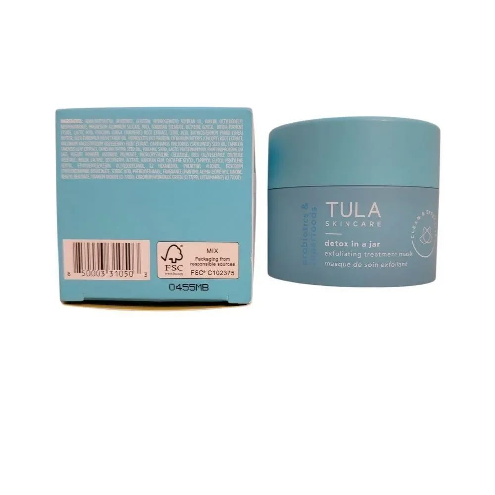 Tula Skincare Detox Exfoliating Mask - Light Blue